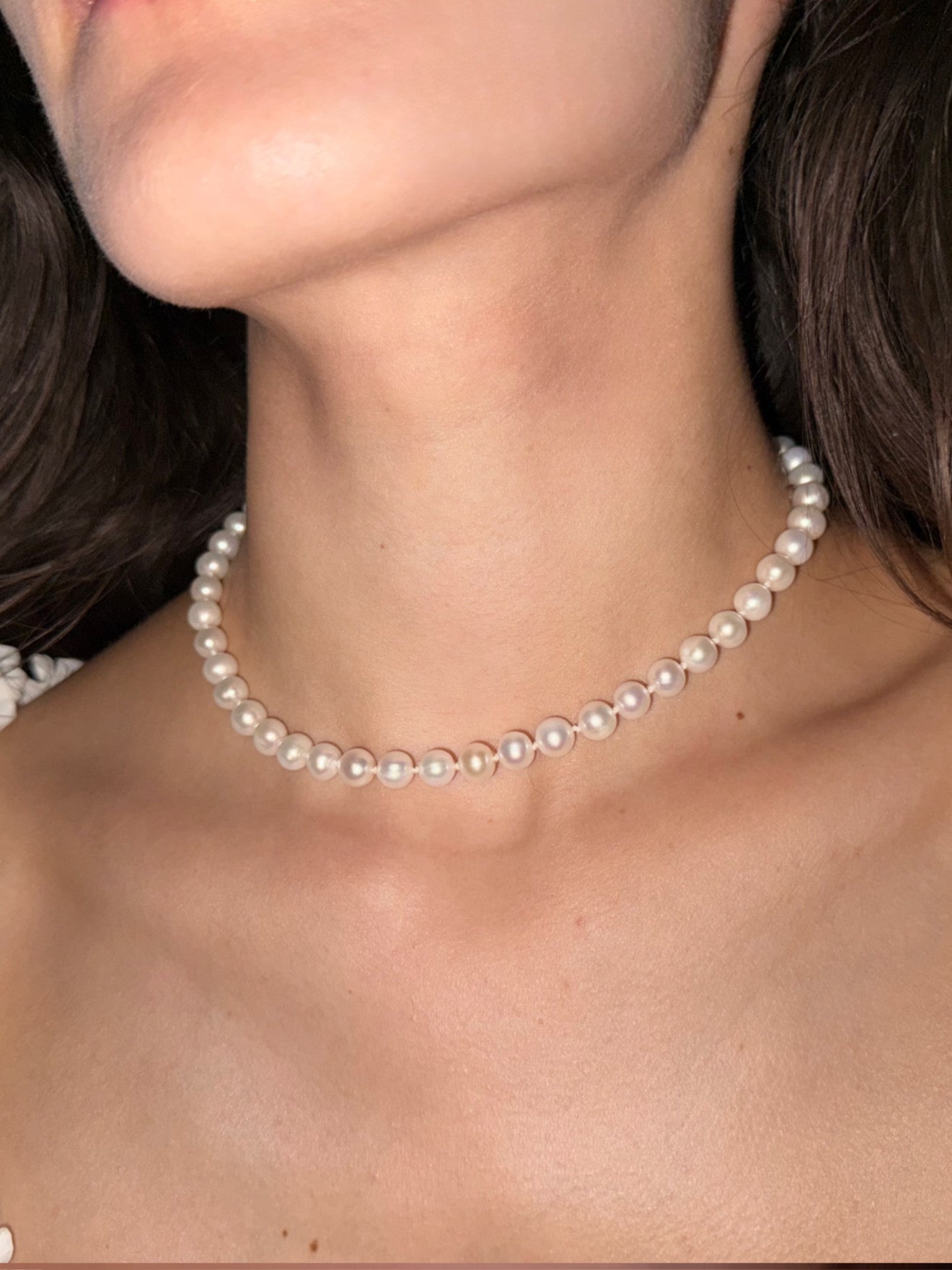 RR pearl necklace - chunky – Raisa Reyes
